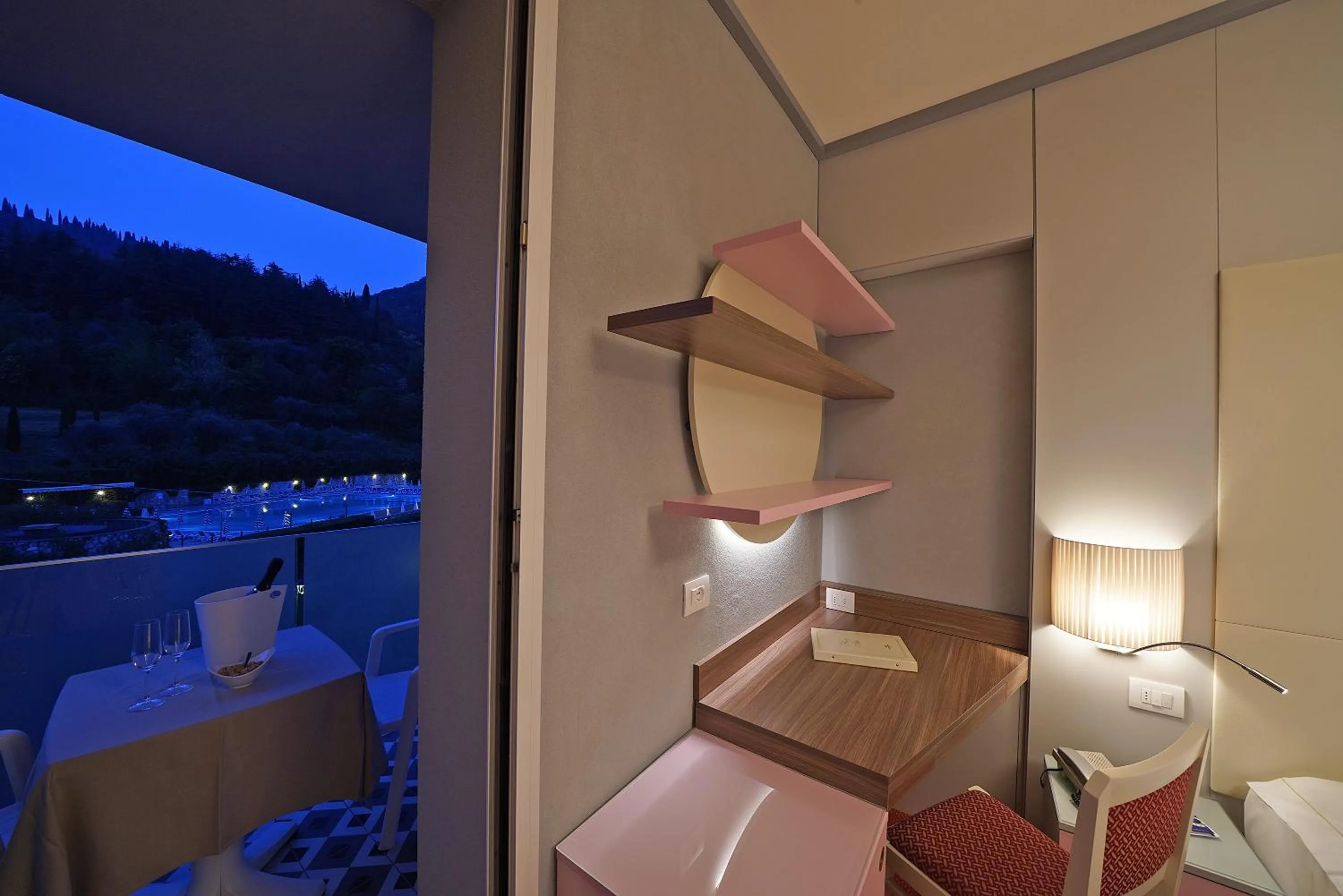 Balcony/Terrace in Hotel La Perla - Bike Hotel