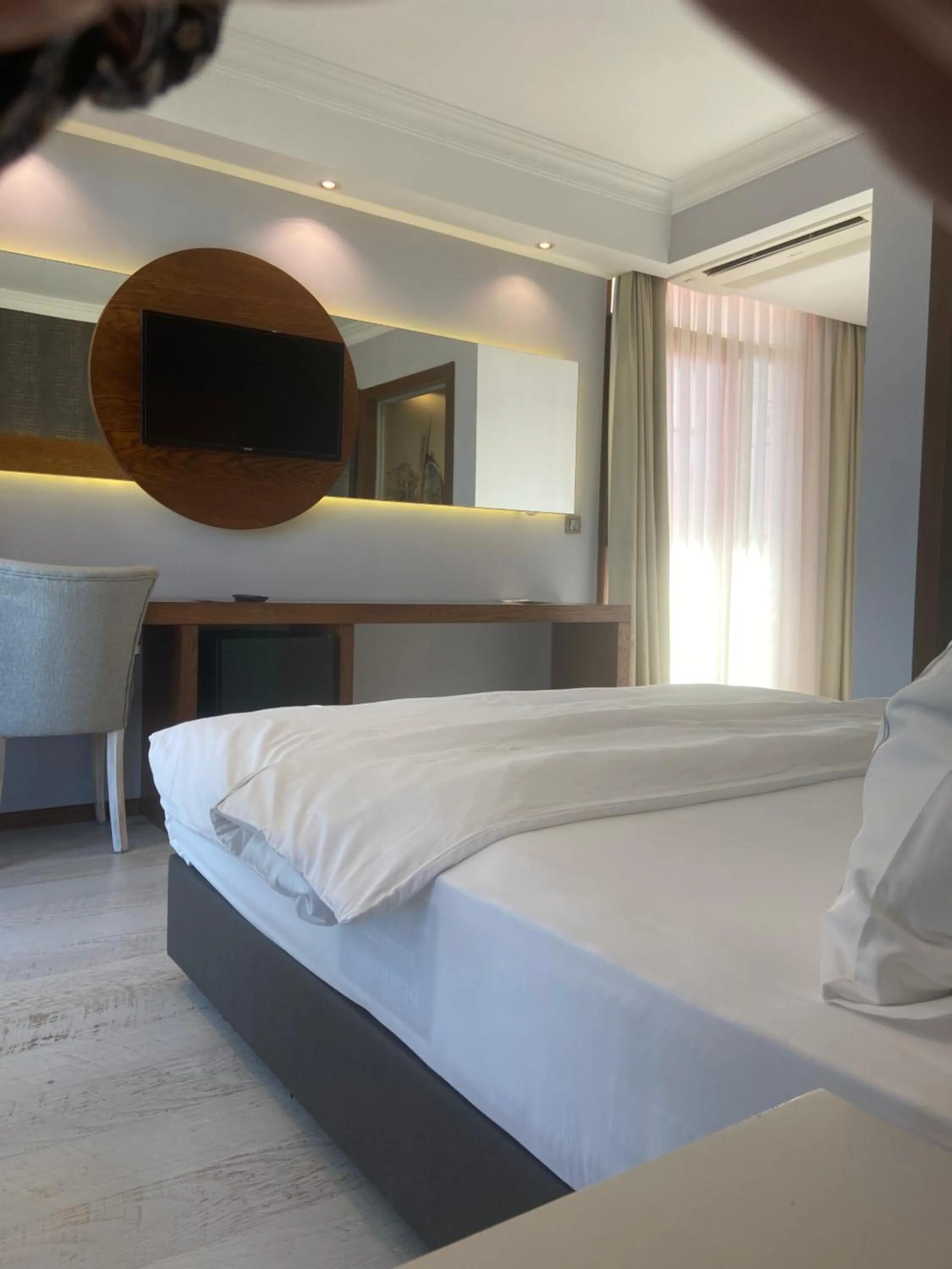 Bed in Maison Vourla Hotel