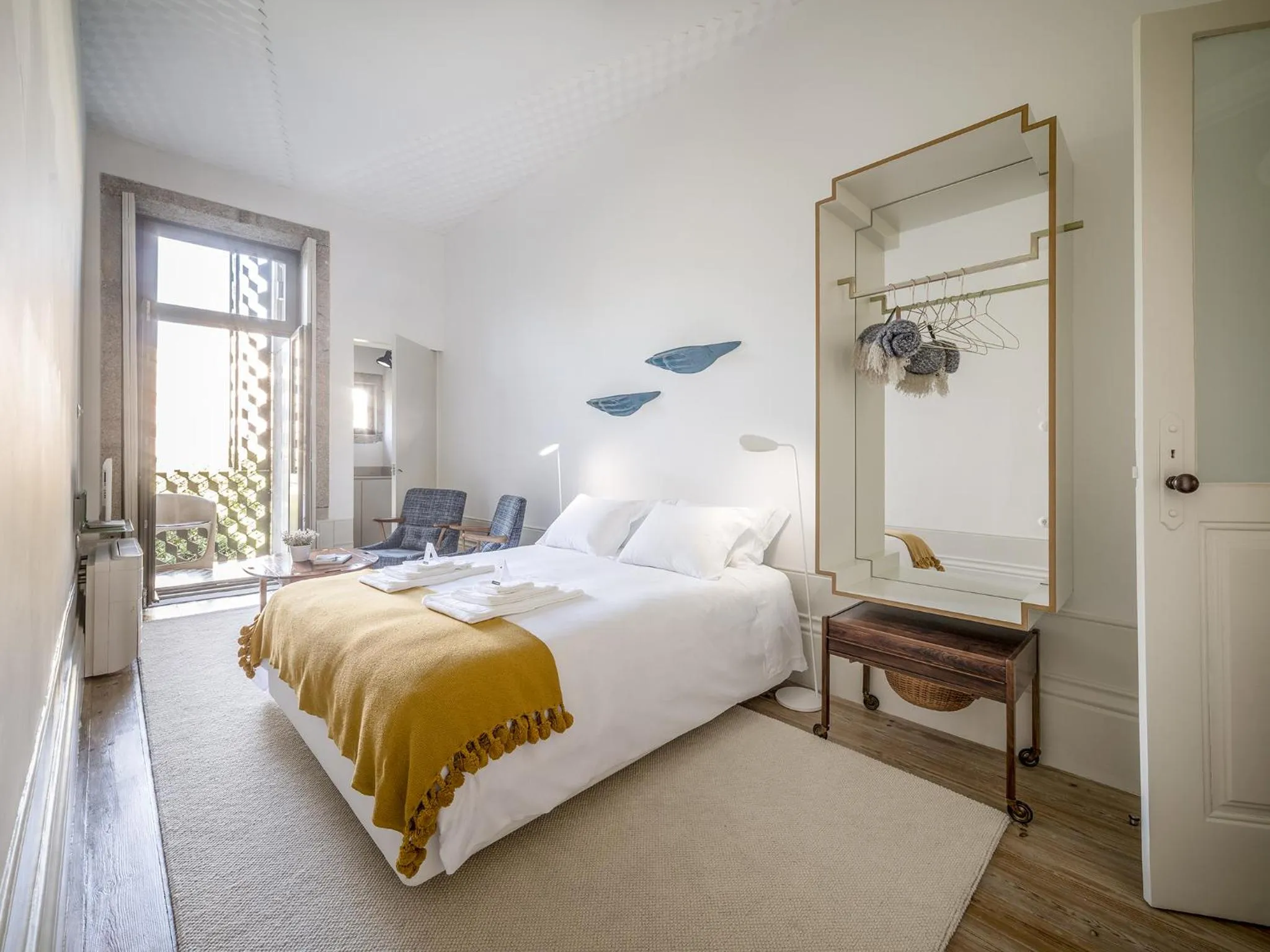 Balcony/Terrace, Bed in Malmerendas Boutique Lodging