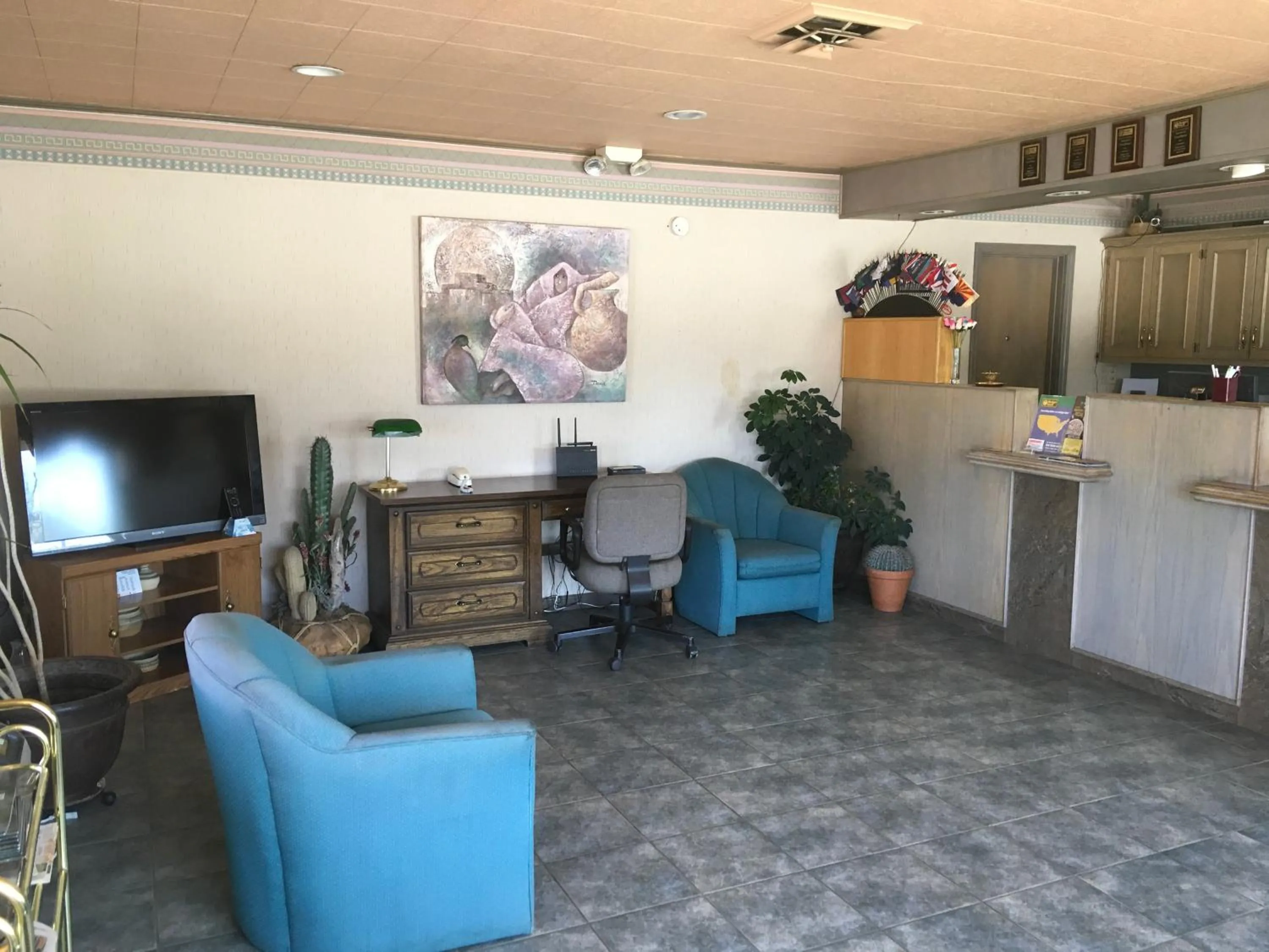 Lobby or reception in Budget Inn Lafonda Motel