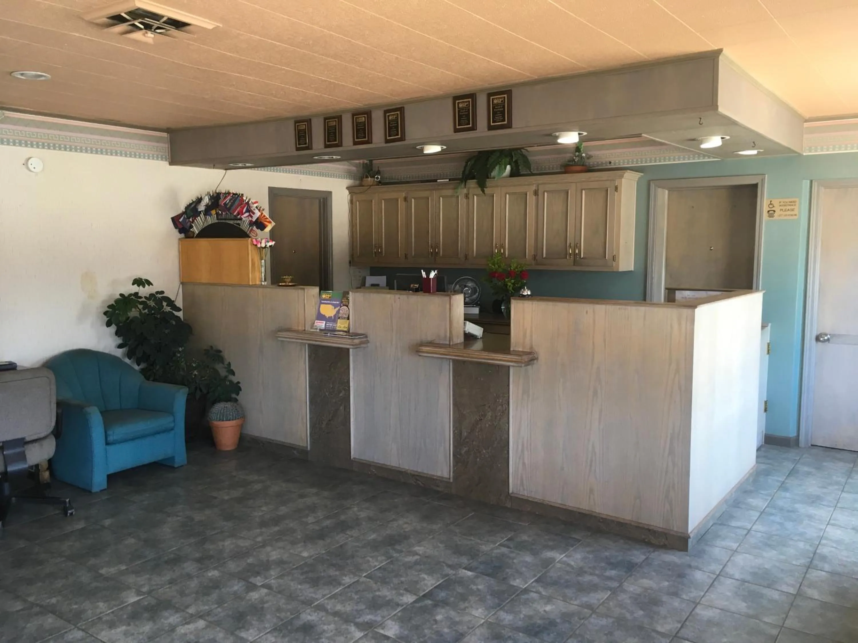 Lobby or reception in Budget Inn Lafonda Motel