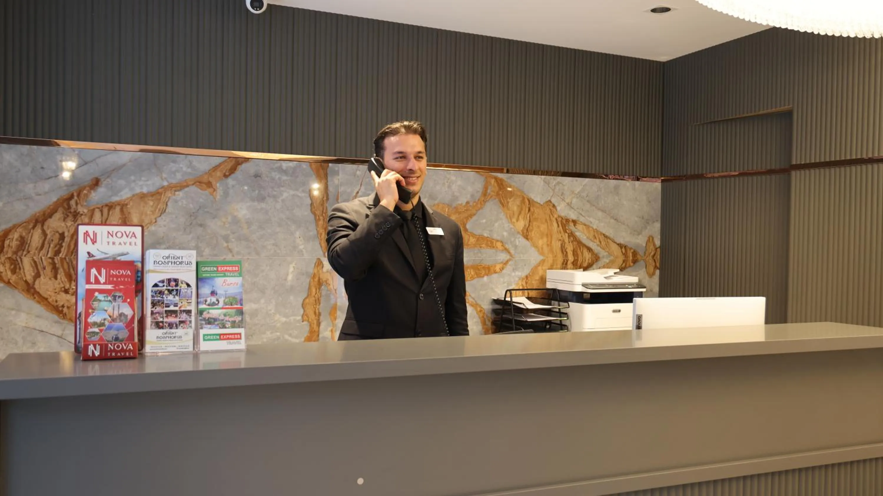 Lobby or reception in The Galata Glory Hotel