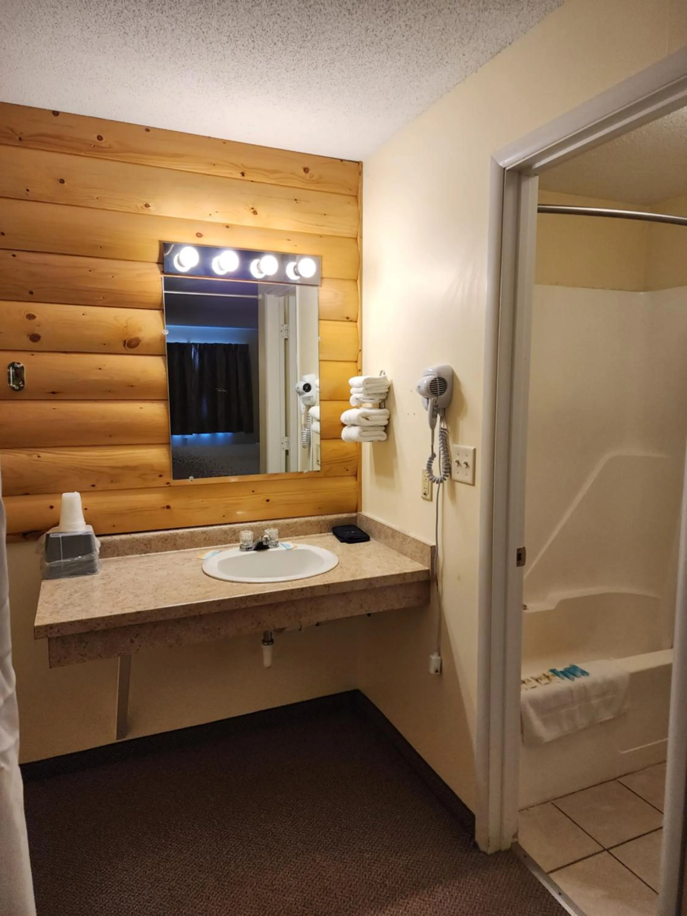 Bathroom in Grantsburg Inn