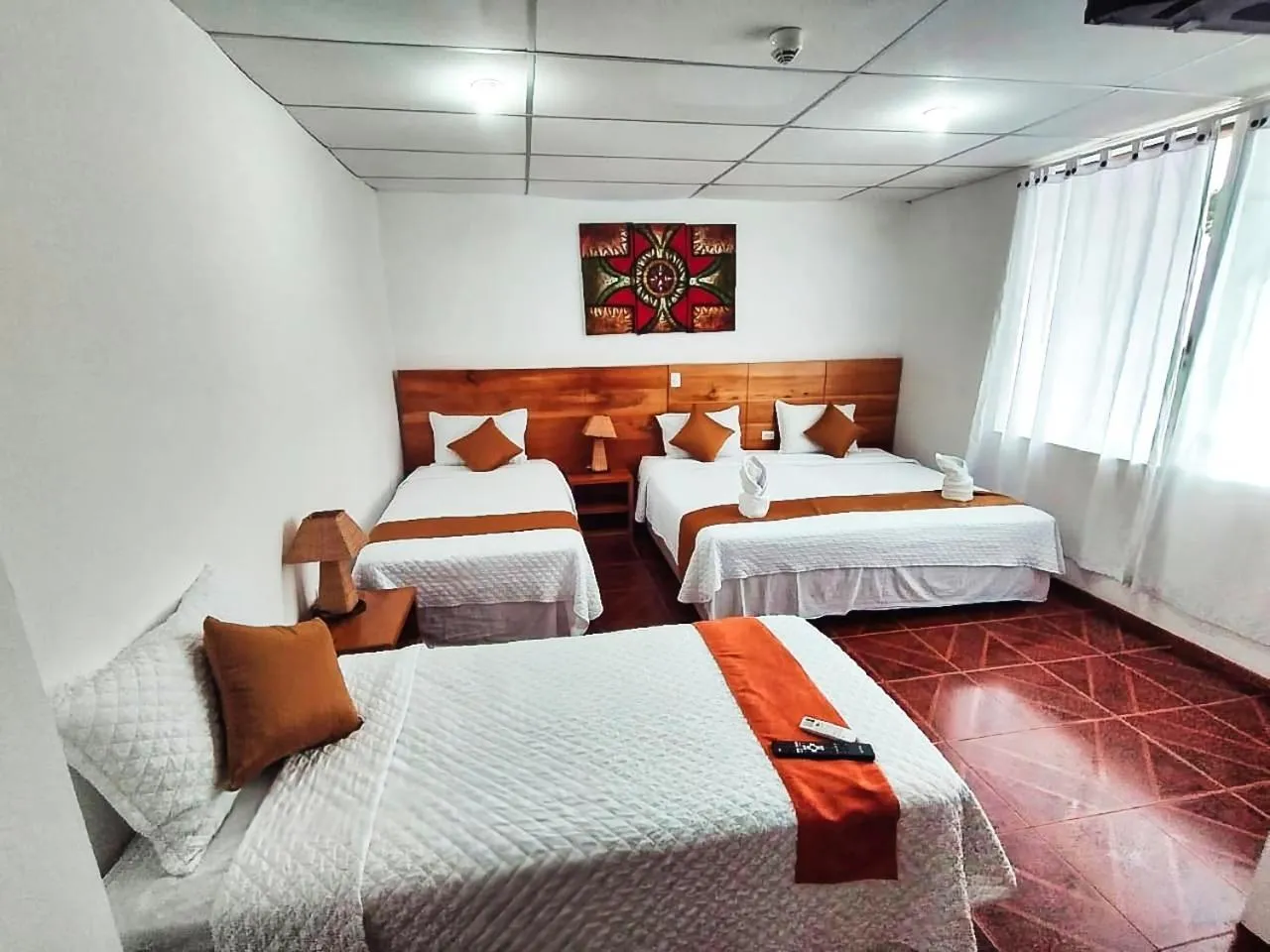 Bed in Hotel La Casa de Judy