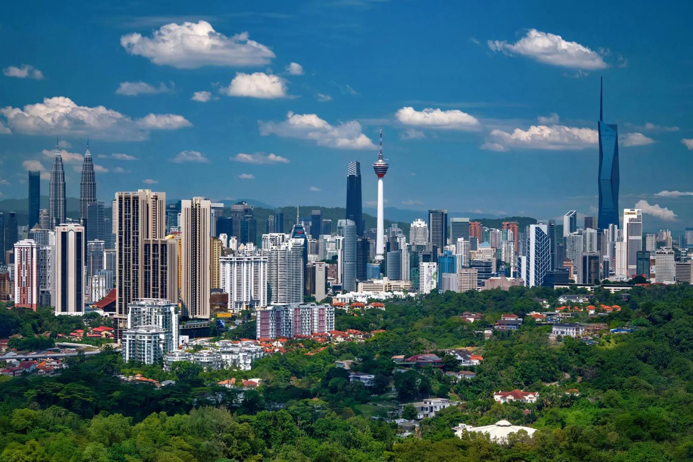 City view in Hyatt Regency Kuala Lumpur at KL Midtown