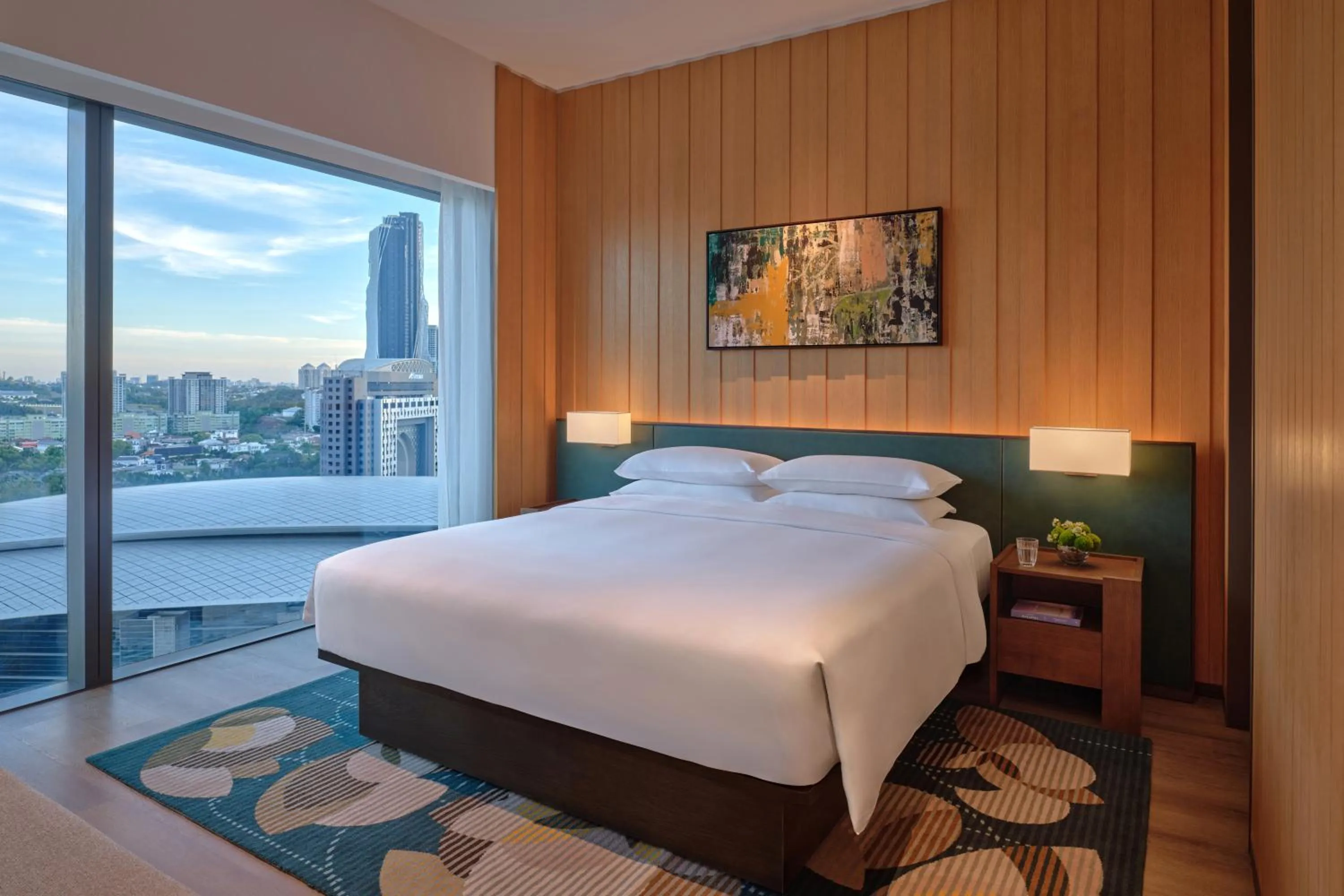 Bedroom, Bed in Hyatt Regency Kuala Lumpur at KL Midtown