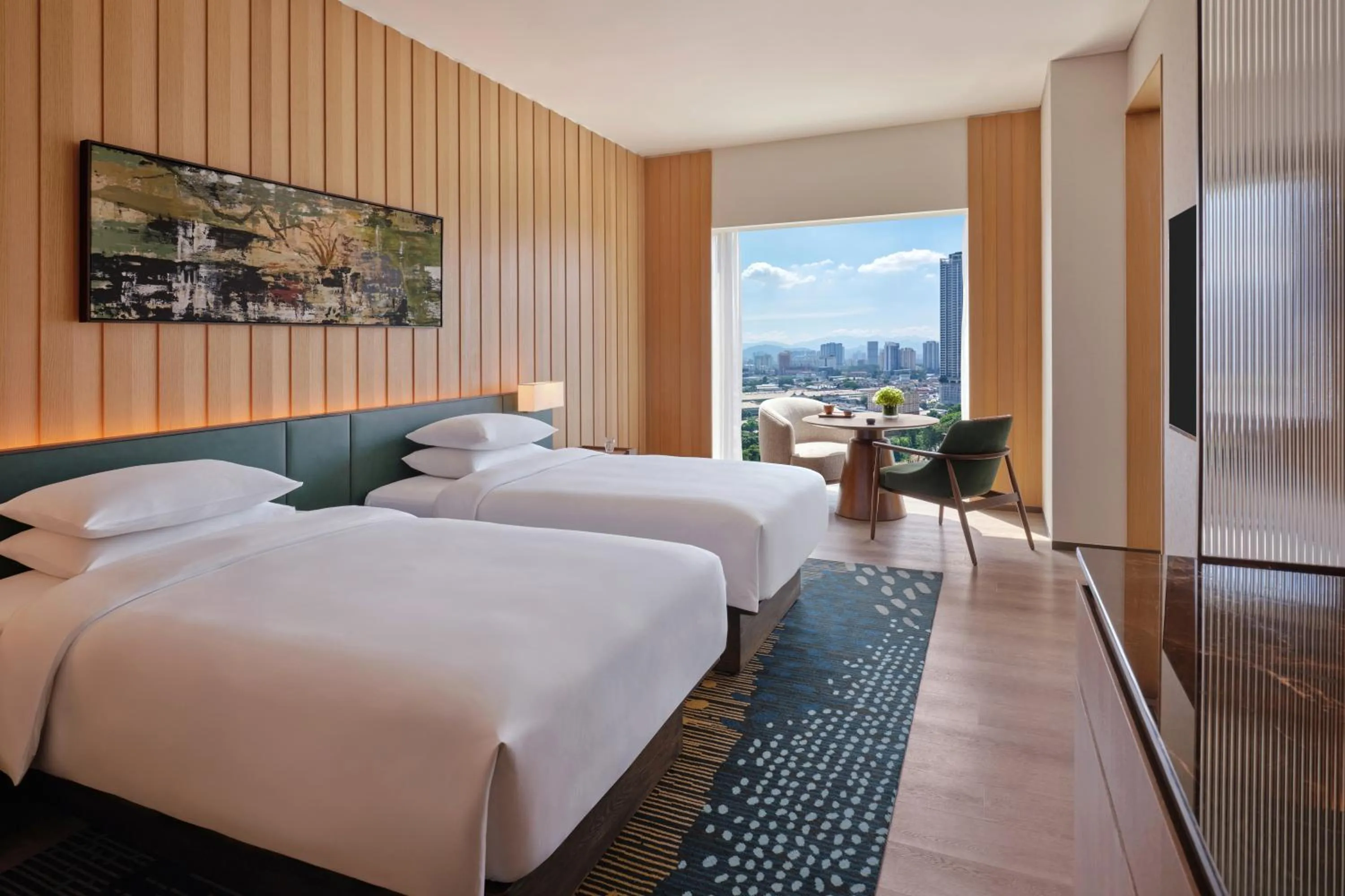 Bedroom, Bed in Hyatt Regency Kuala Lumpur at KL Midtown