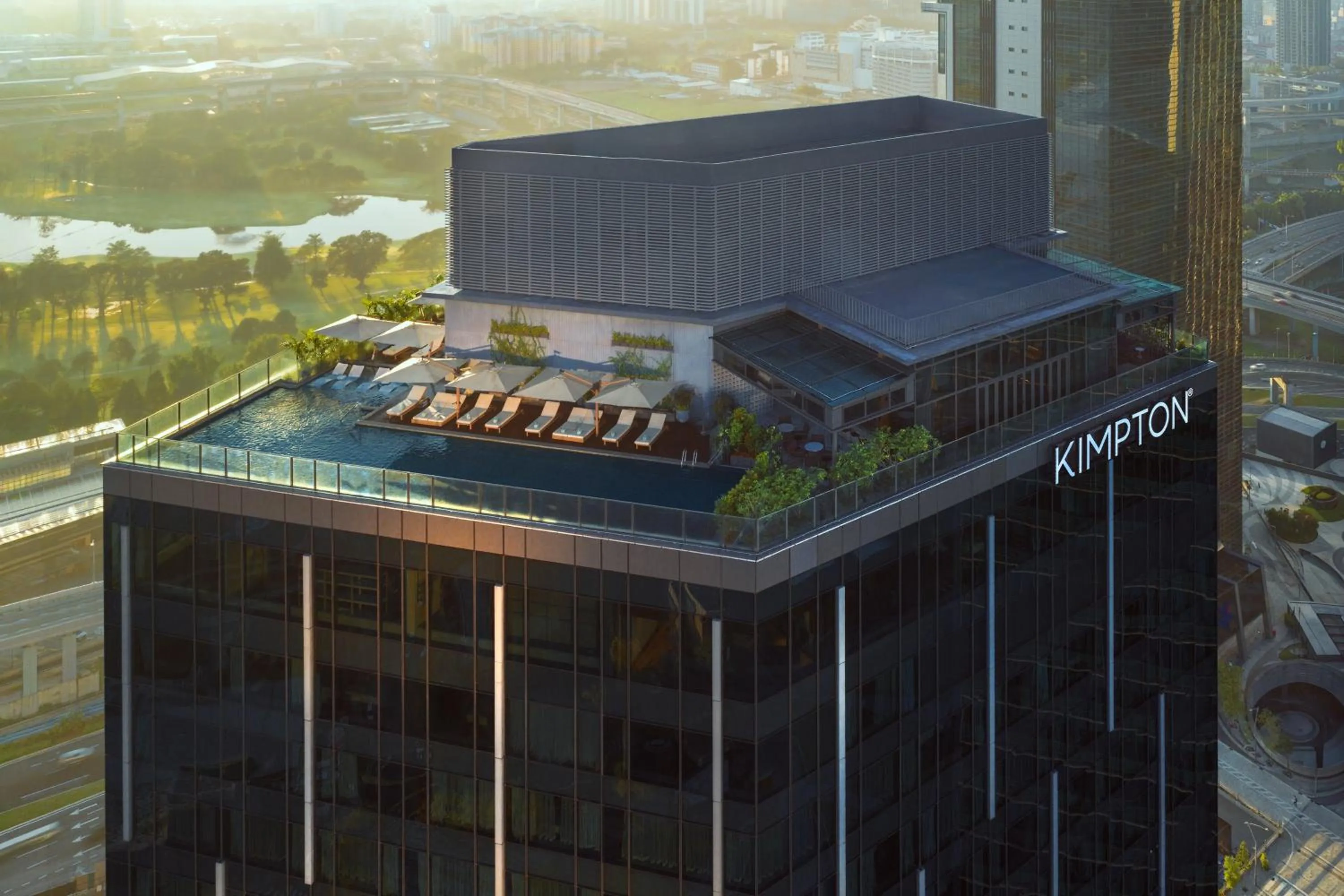 Swimming pool in Kimpton Naluria Kuala Lumpur by IHG