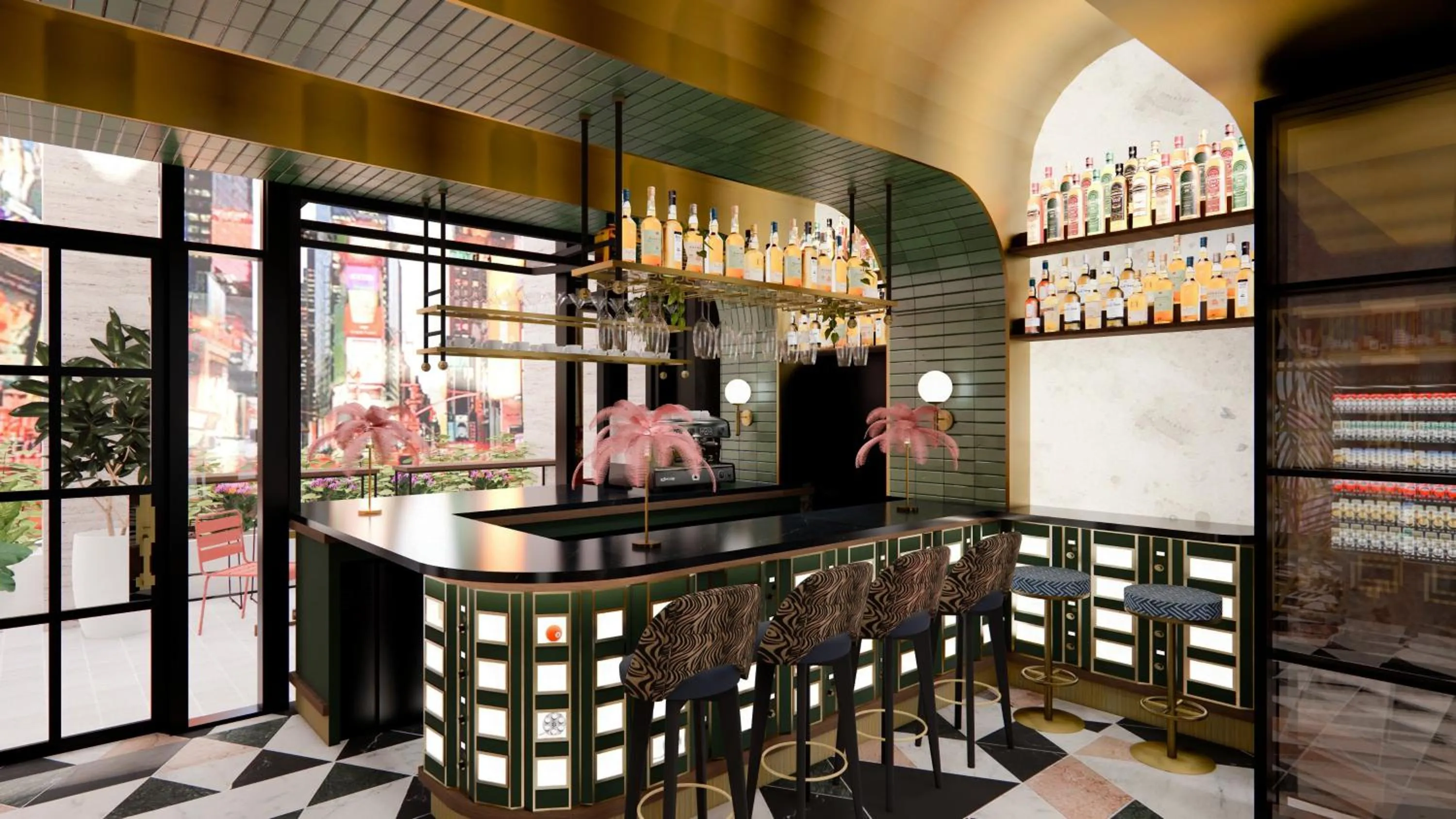 Lounge or bar in voco Times Square - Broadway by IHG