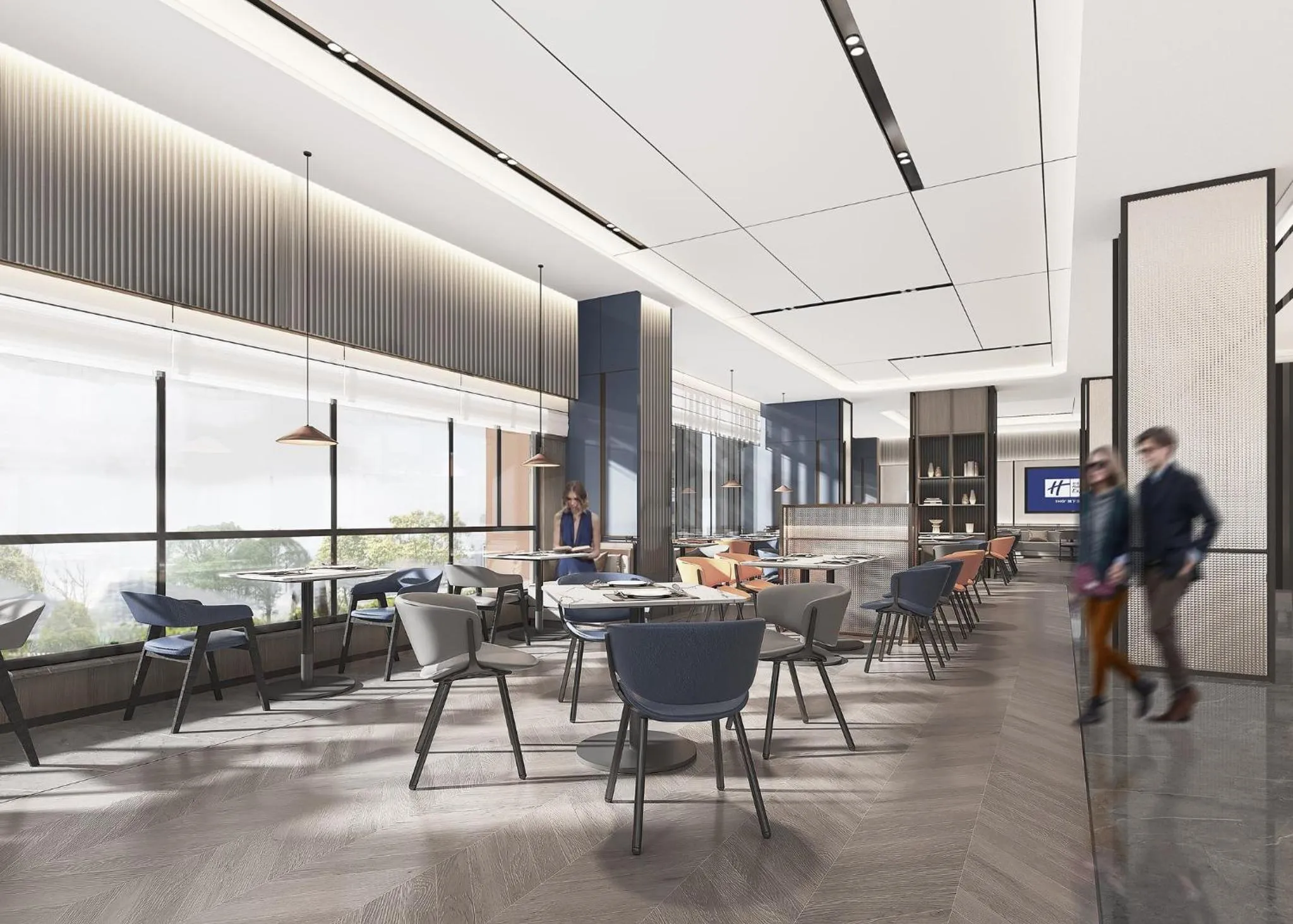 Restaurant/places to eat in Holiday Inn Express Qingdao City Balcony by IHG