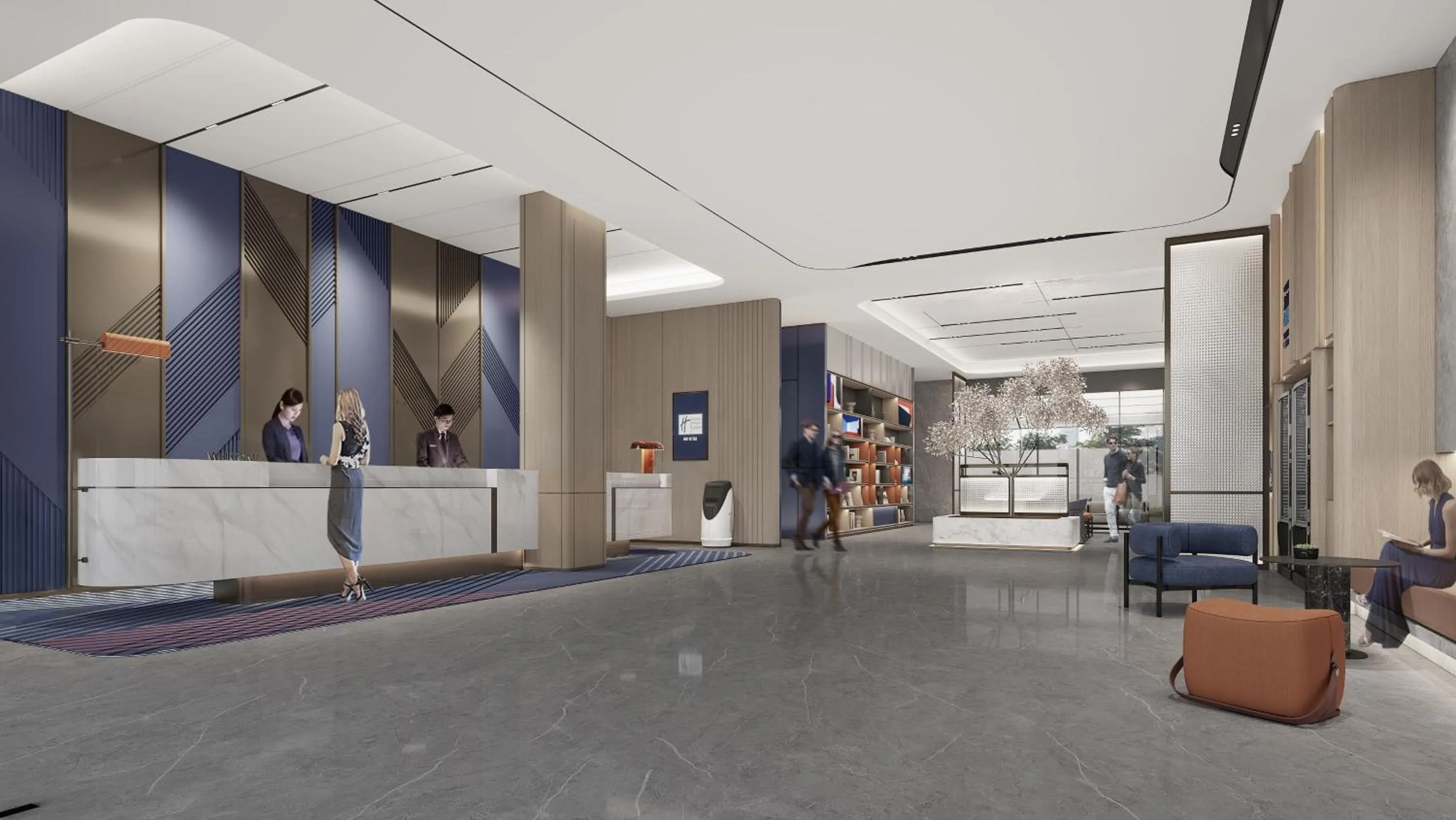 Property building in Holiday Inn Express Qingdao City Balcony by IHG