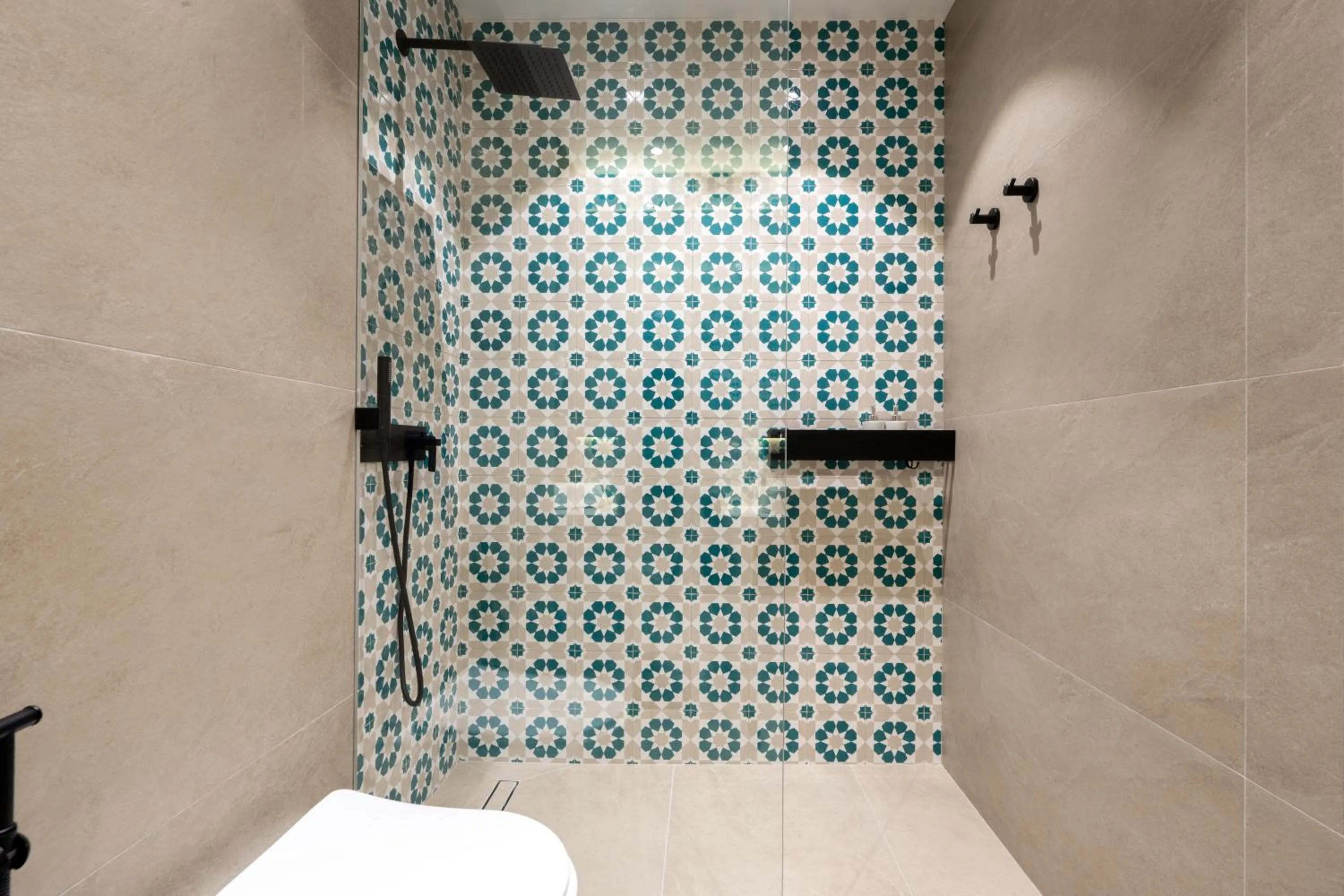 Shower in Sarhad Hotel