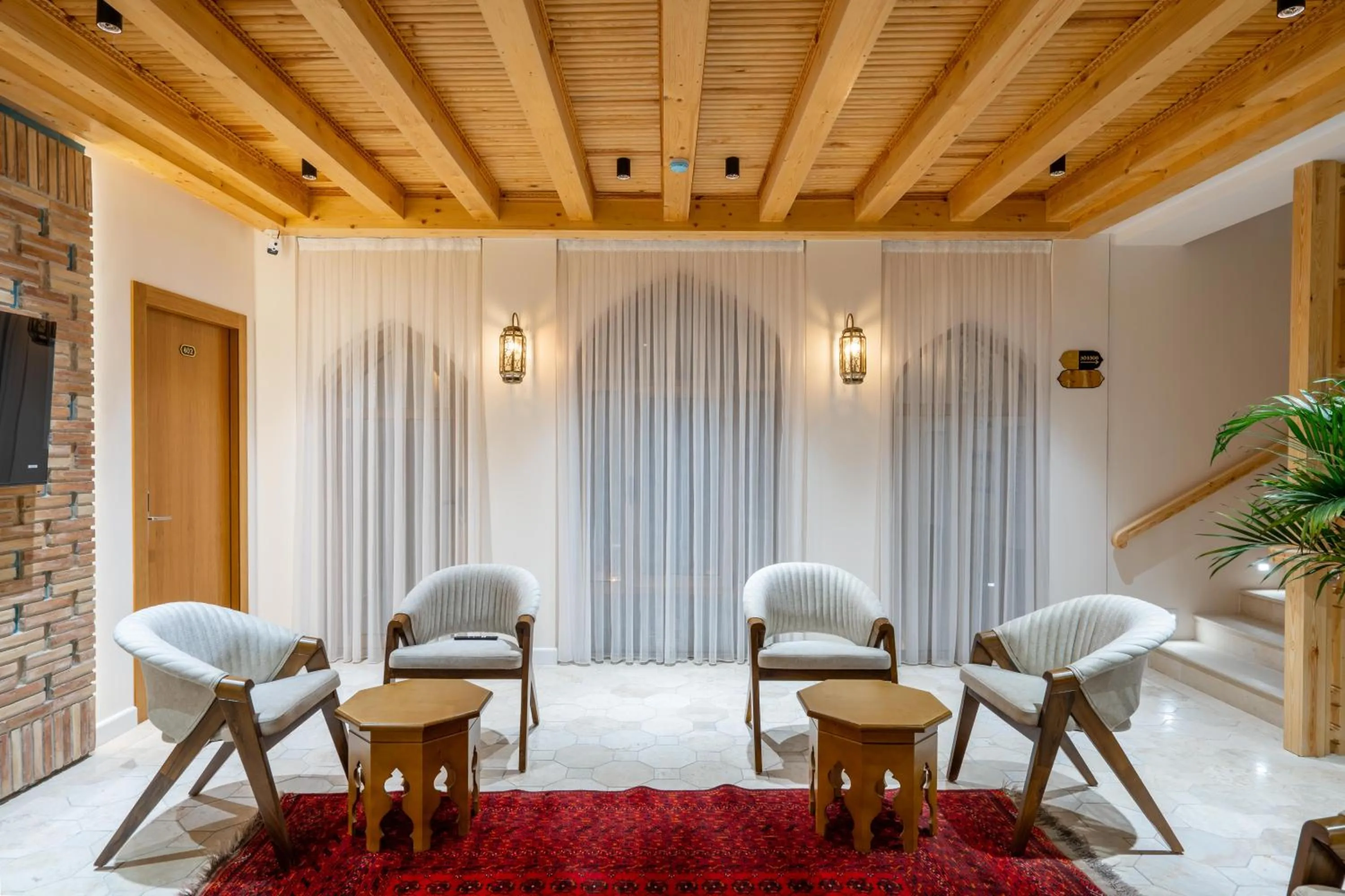 Living room in Sarhad Hotel