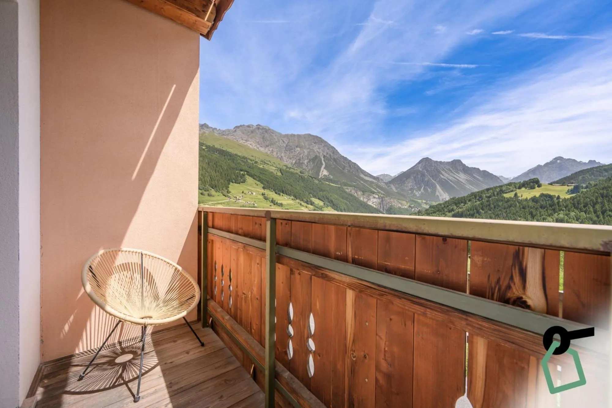 Balcony/Terrace in Hotiday Bormio Valdidentro