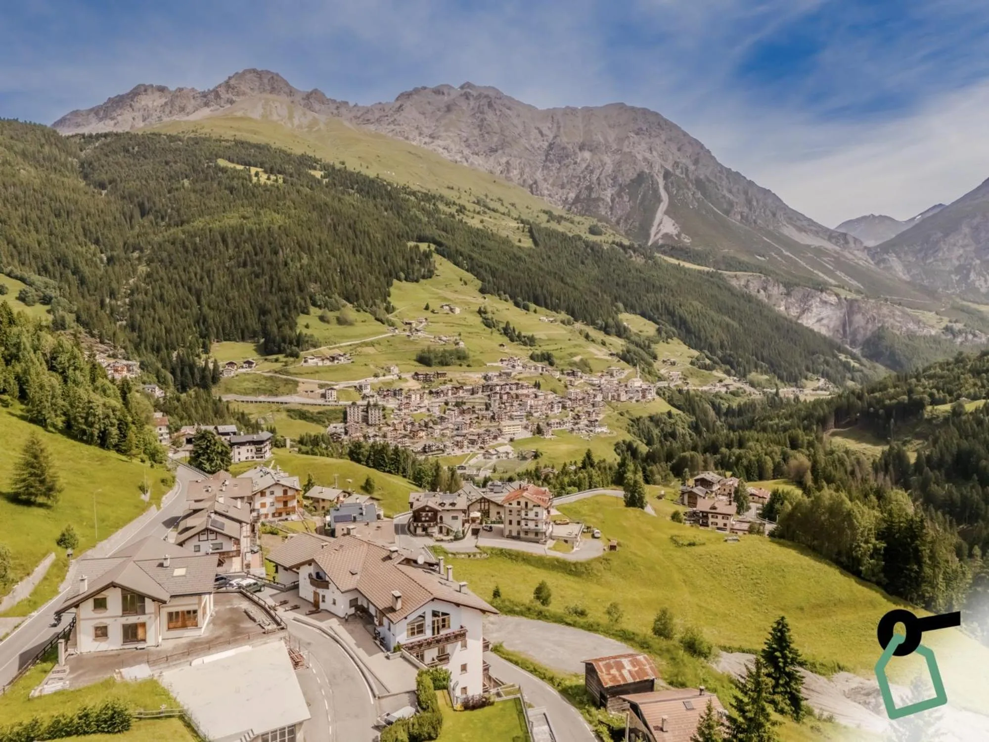 Bird's eye view in Hotiday Bormio Valdidentro
