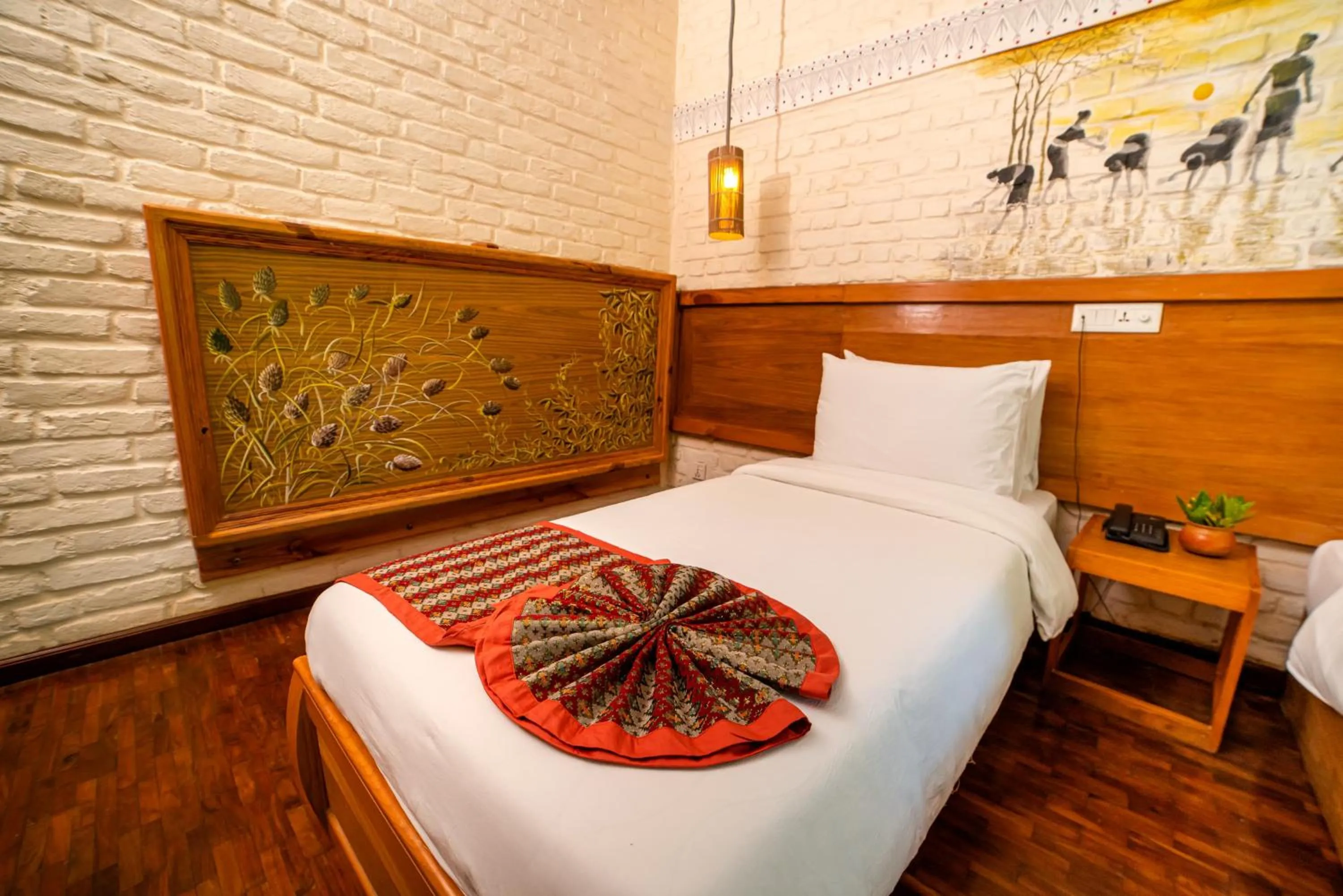 Bedroom, Bed in Siddhartha Wildlife Retreat