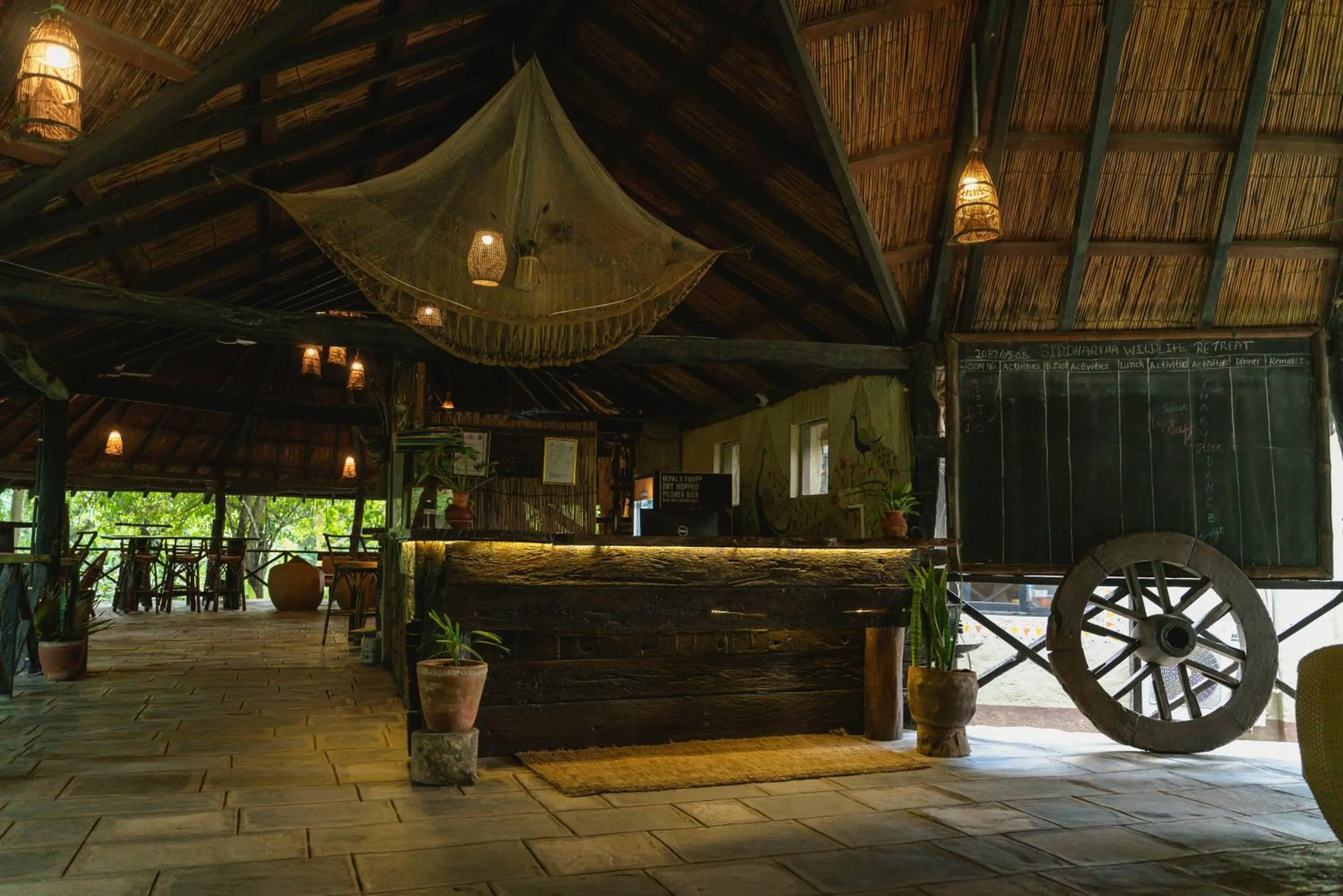 Lobby or reception in Siddhartha Wildlife Retreat