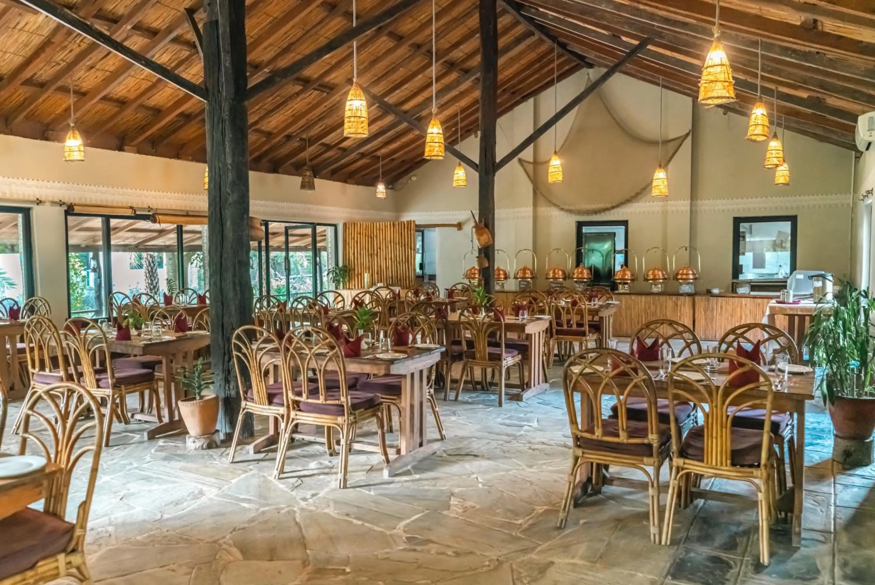 Dining area in Siddhartha Wildlife Retreat