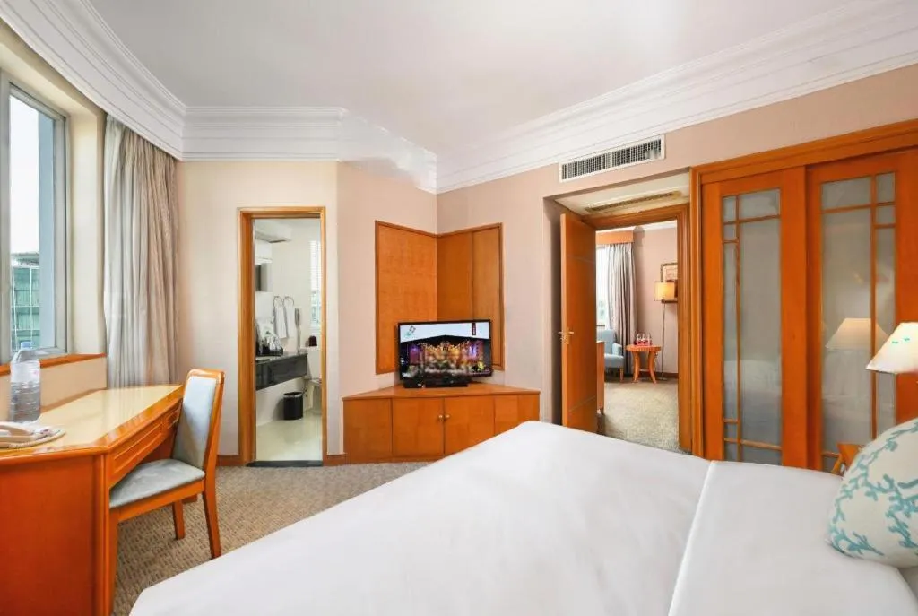 Bed in Haihua Hotel Hangzhou