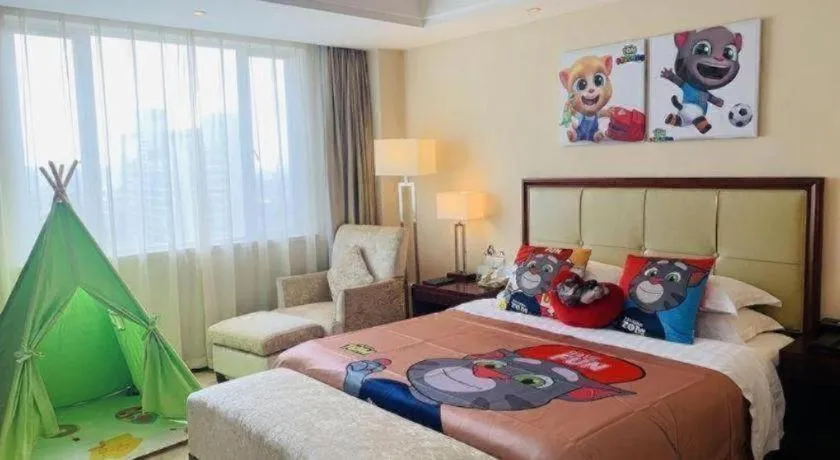 Bed in Maison New Century Hotel Ningbo