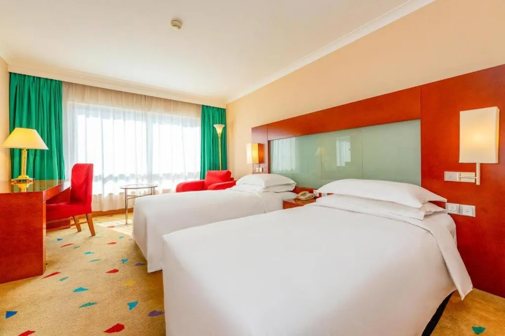 Bed in Grand Skylight Hotel Royal, Beijing