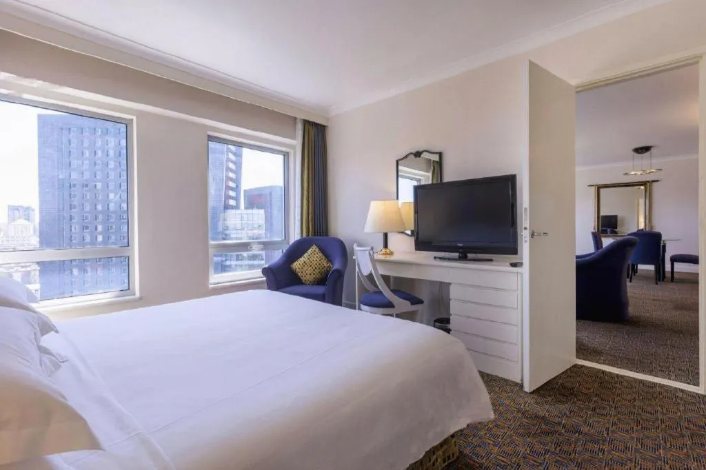 Bed in Grand Skylight Hotel Royal, Beijing