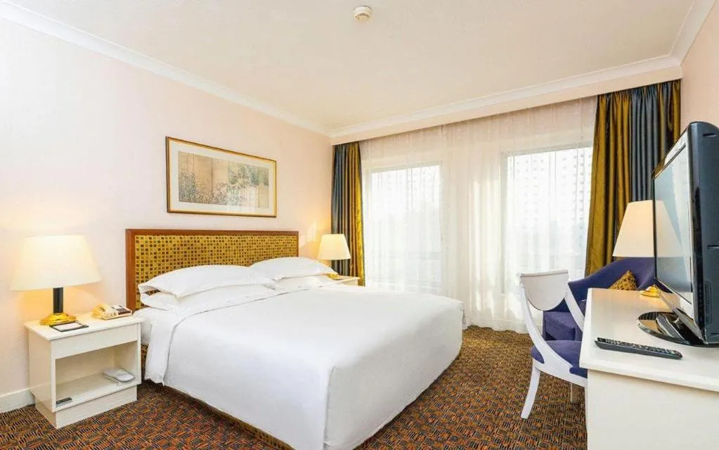 Bed in Grand Skylight Hotel Royal, Beijing