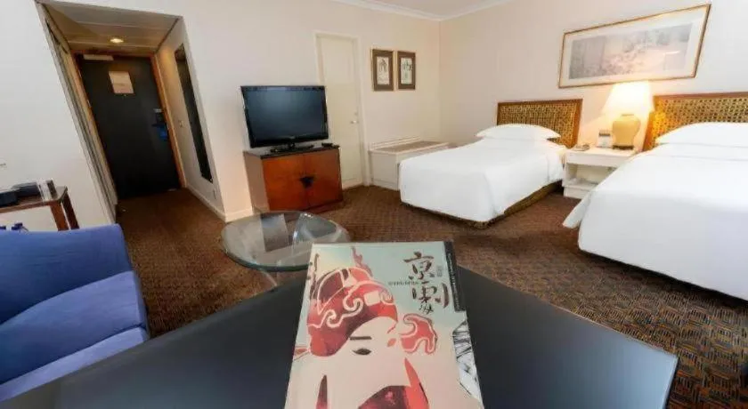 Bed in Grand Skylight Hotel Royal, Beijing