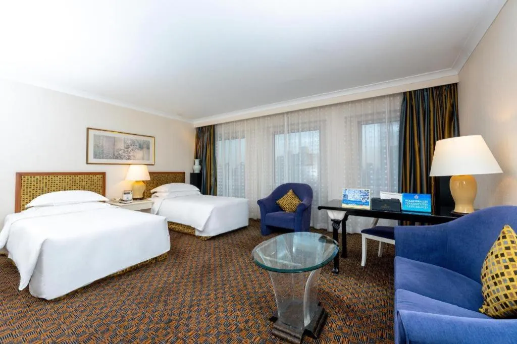 Bed in Grand Skylight Hotel Royal, Beijing