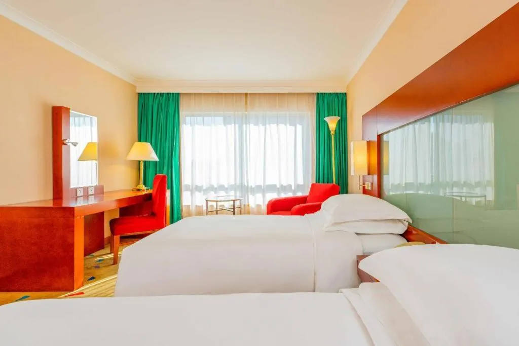 Bed in Grand Skylight Hotel Royal, Beijing