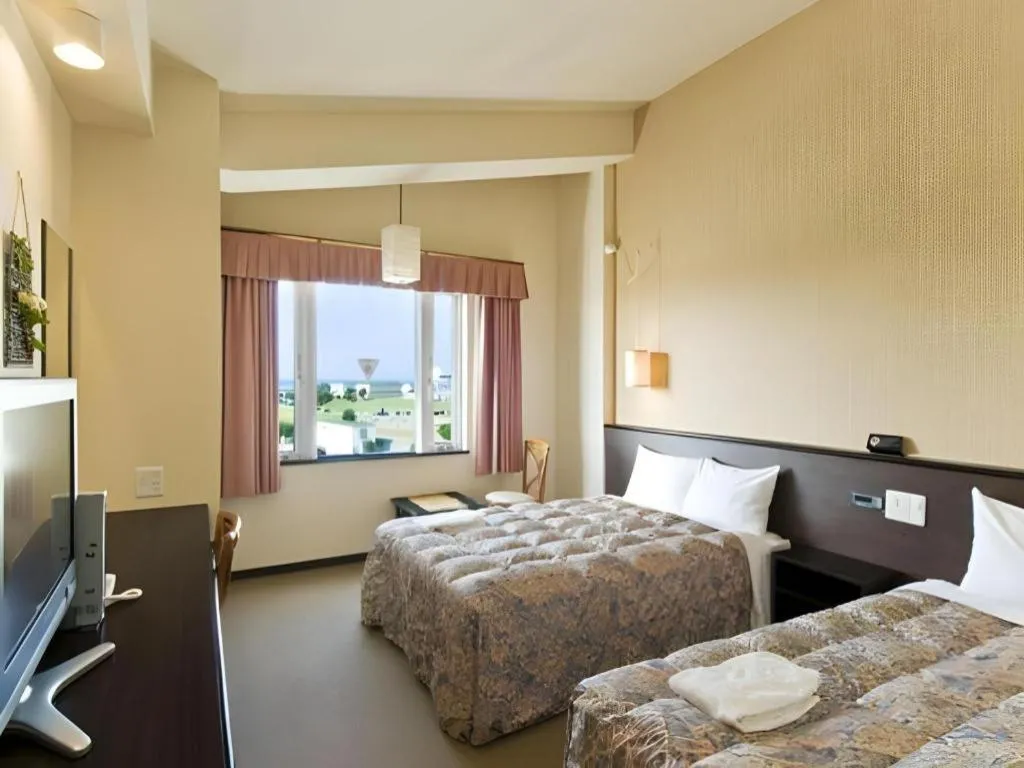 Bed in Hotel Gran View Okinawa