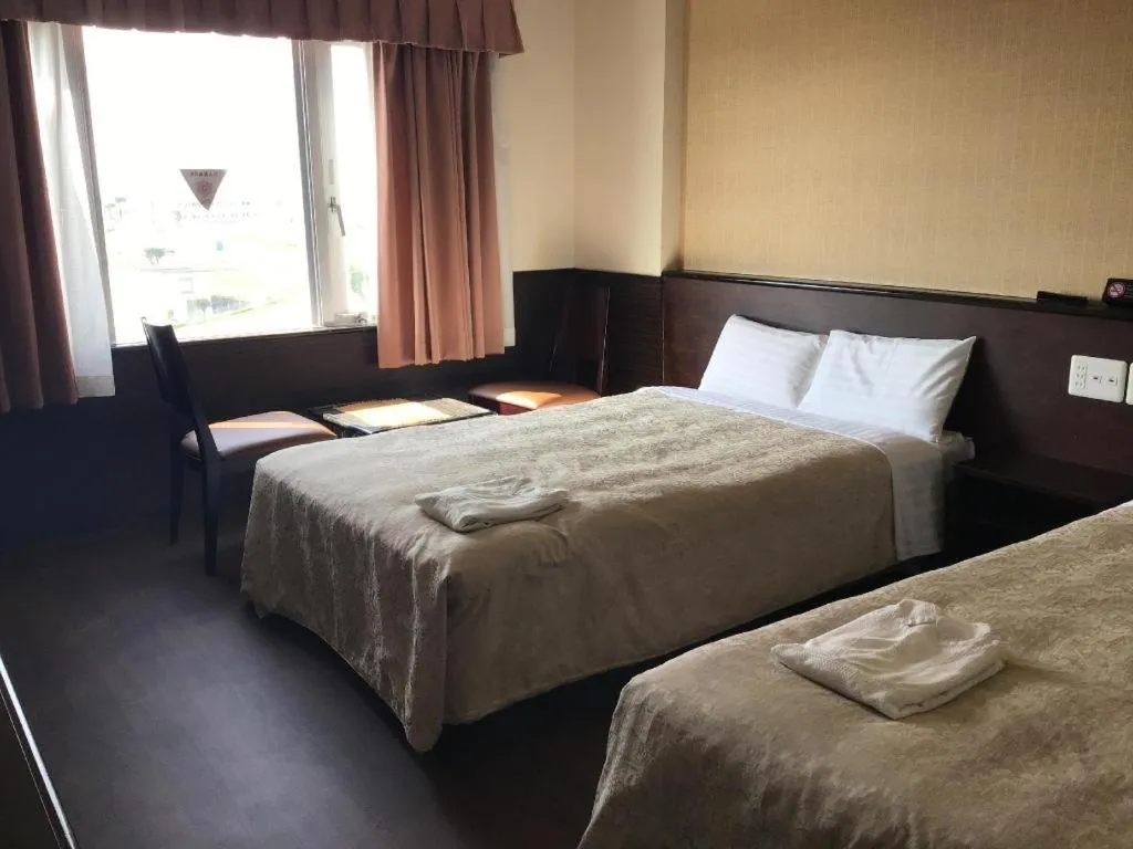 Bed in Hotel Gran View Okinawa