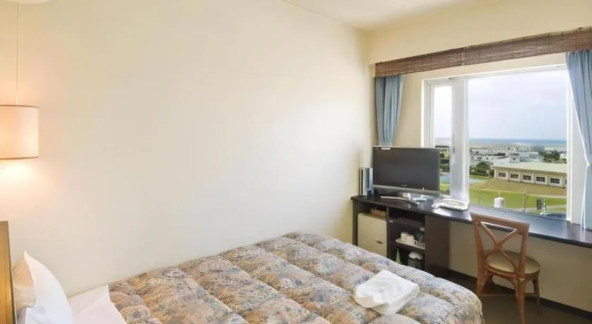 Bed in Hotel Gran View Okinawa