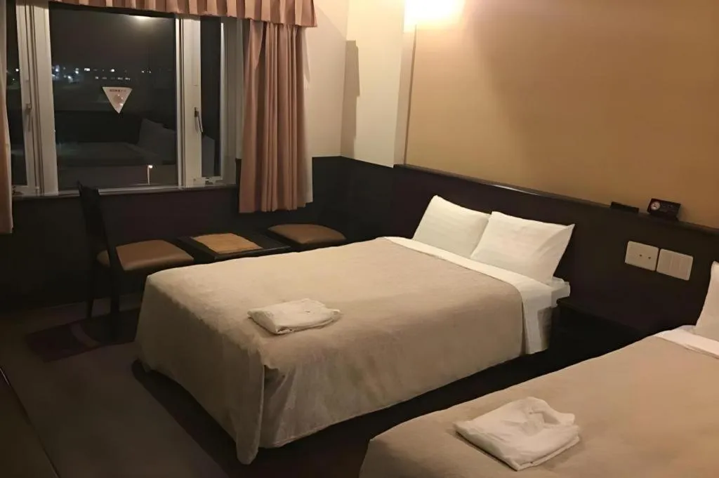 Bed in Hotel Gran View Okinawa