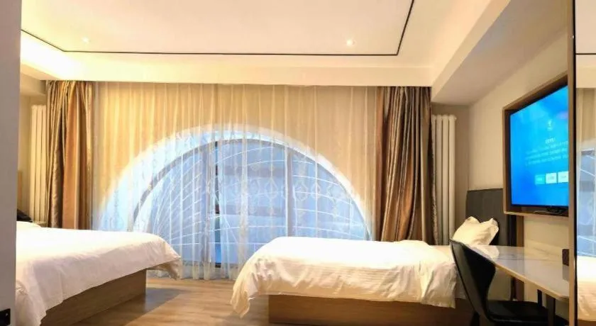 Bed in GreenTree Inn Harbin Central Avenue