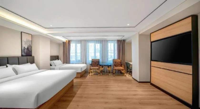 Bed in GreenTree Inn Harbin Central Avenue