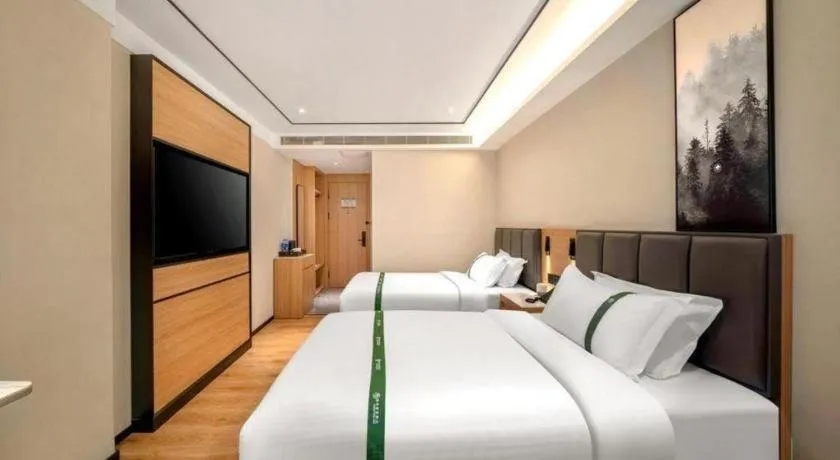 Bed in GreenTree Inn Harbin Central Avenue