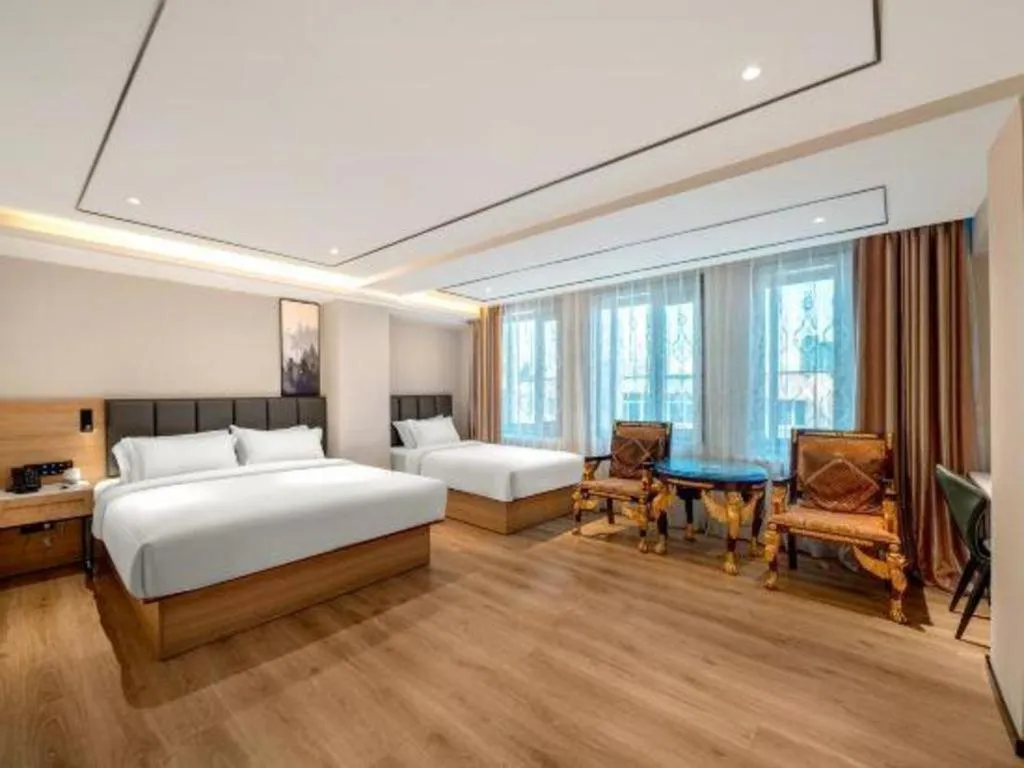 Bed in GreenTree Inn Harbin Central Avenue