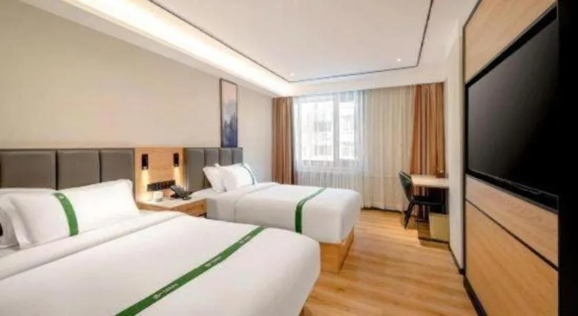 Bed in GreenTree Inn Harbin Central Avenue