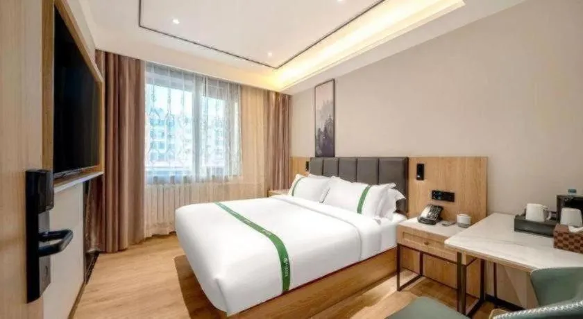 Bed in GreenTree Inn Harbin Central Avenue