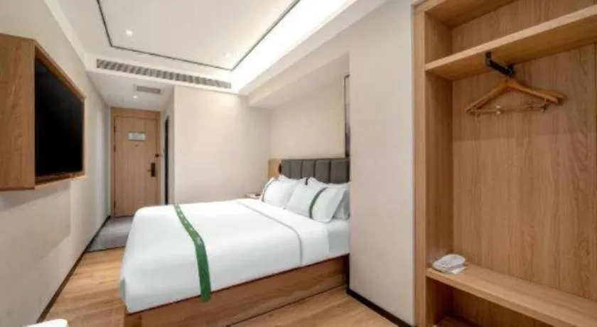 Bed in GreenTree Inn Harbin Central Avenue