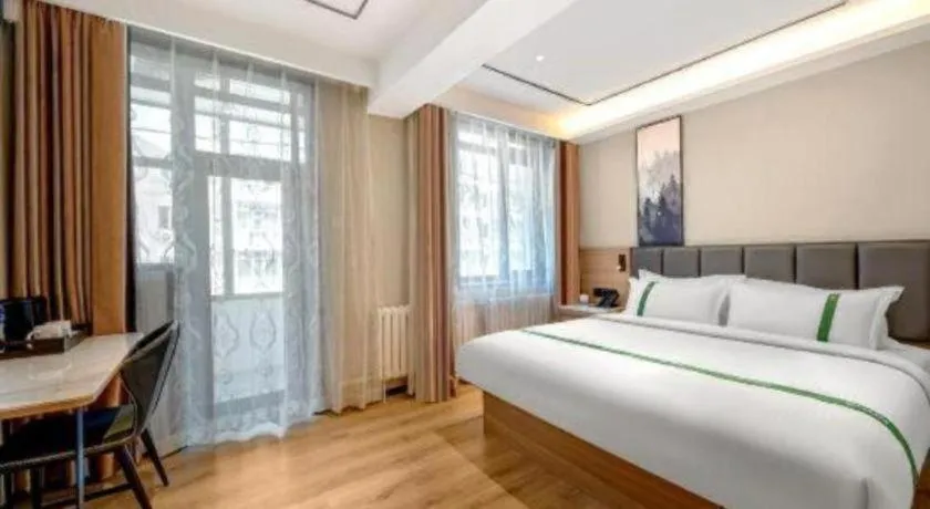 Bed in GreenTree Inn Harbin Central Avenue