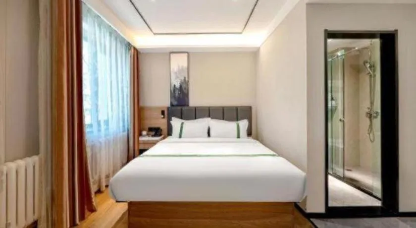 Bed in GreenTree Inn Harbin Central Avenue