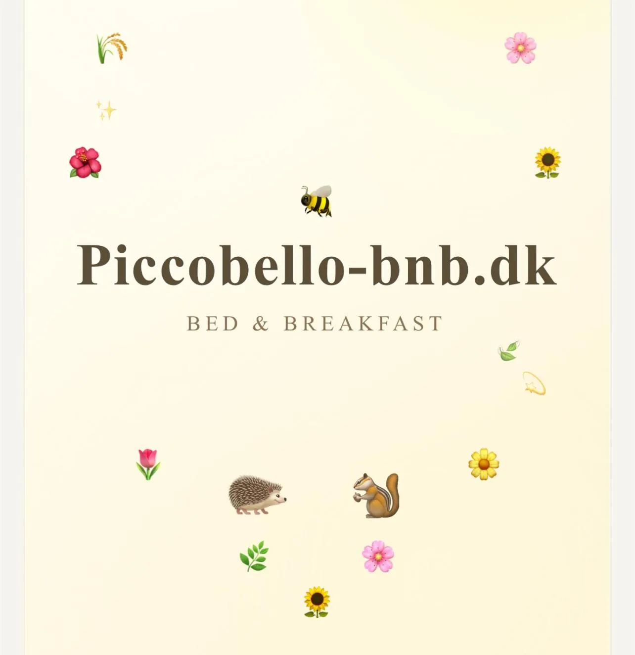 Property logo or sign in Piccobello Bed & Breakfast Valløby Køge