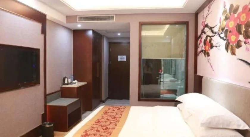 Bed in Nan Guo Hotel