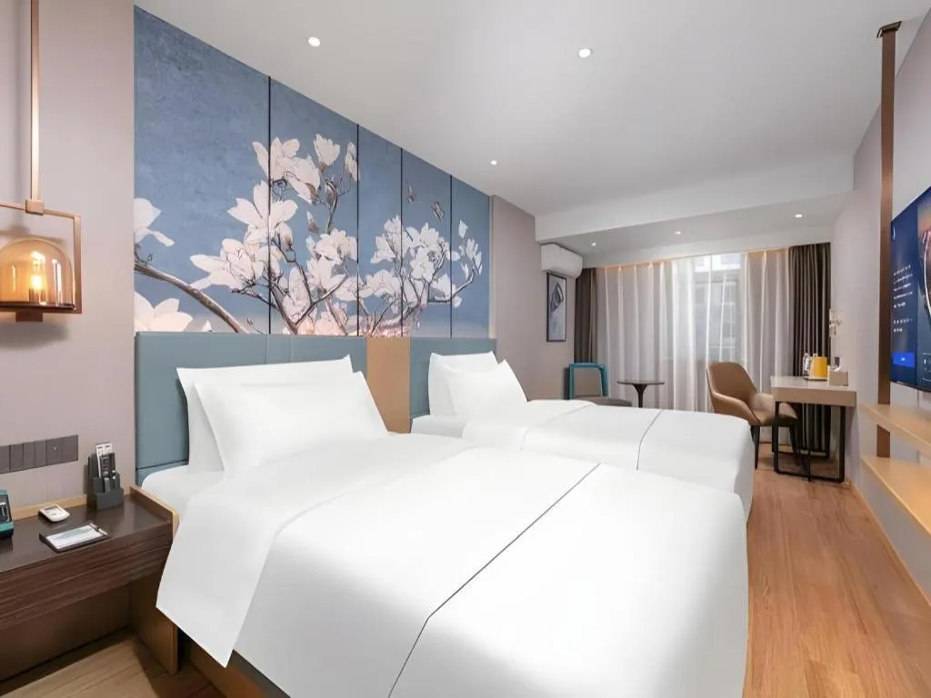 Bed in Magnotel Classic Shenyang General Hospital of Northern Theater Command