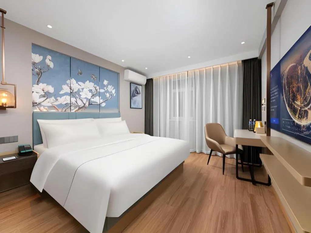 Bed in Magnotel Classic Shenyang General Hospital of Northern Theater Command