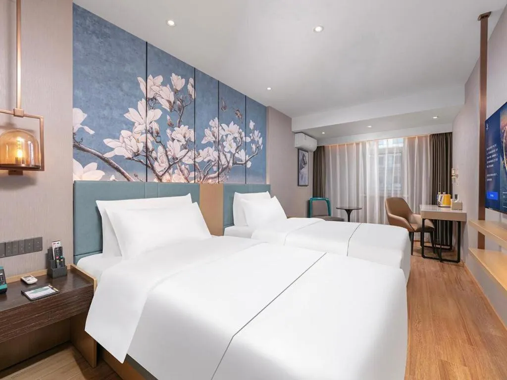 Bed in Magnotel Classic Shenyang General Hospital of Northern Theater Command