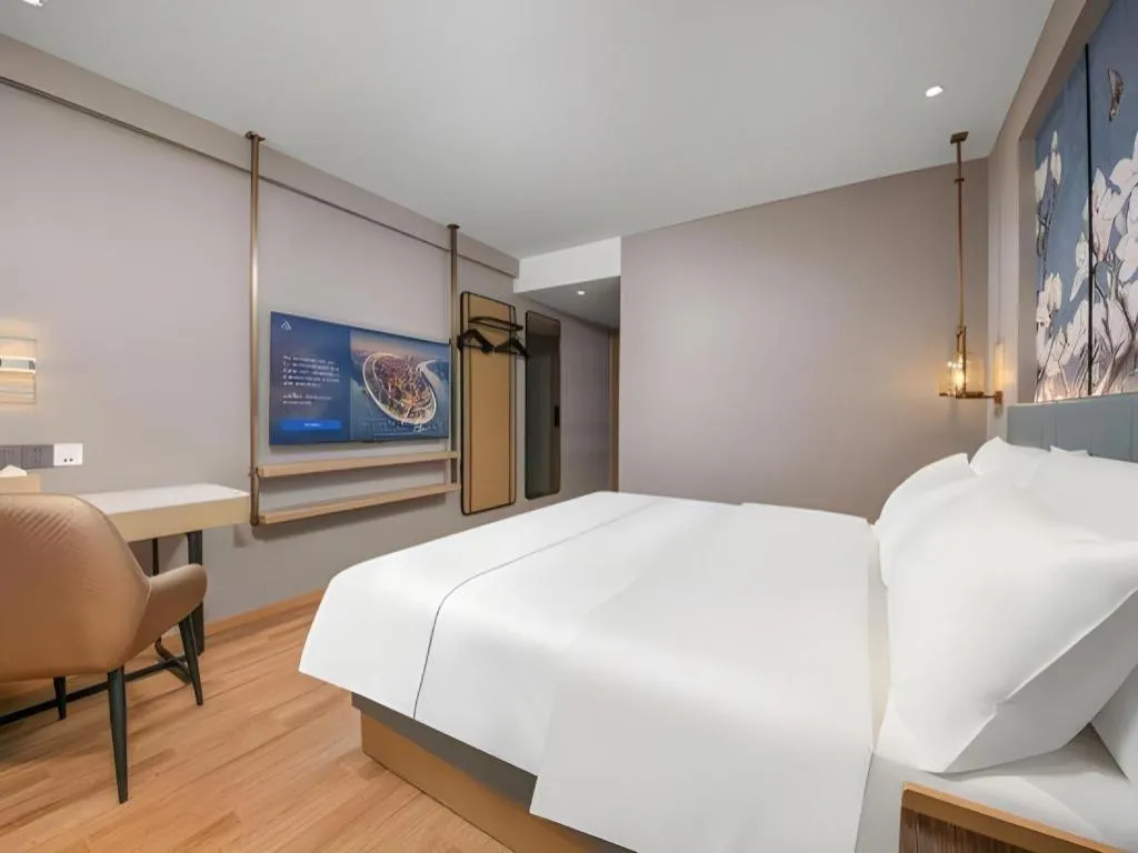 Bed in Magnotel Classic Shenyang General Hospital of Northern Theater Command