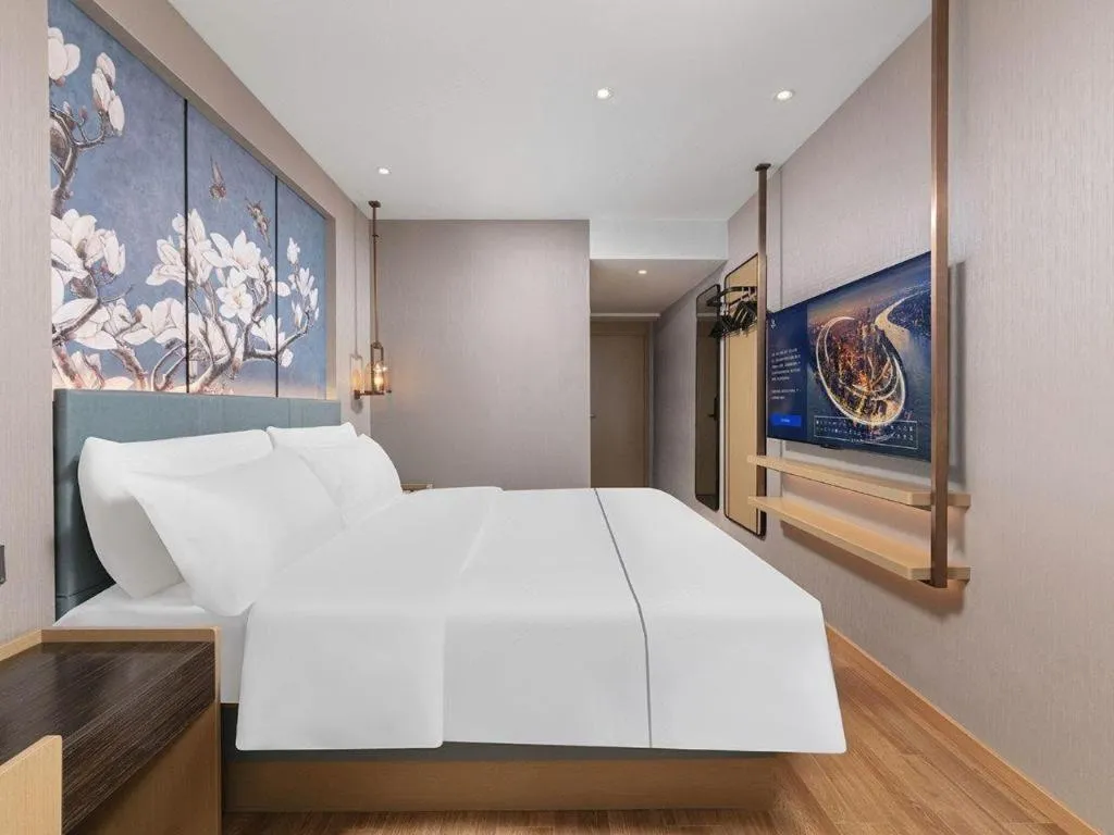 Bed in Magnotel Classic Shenyang General Hospital of Northern Theater Command